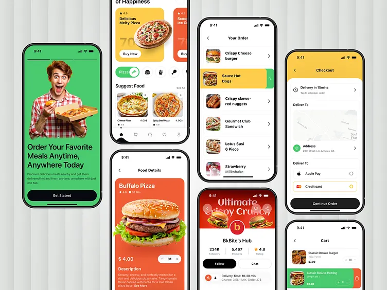 Captura de tela da plataforma FoodPE — Aplicativo de Delivery de Comida