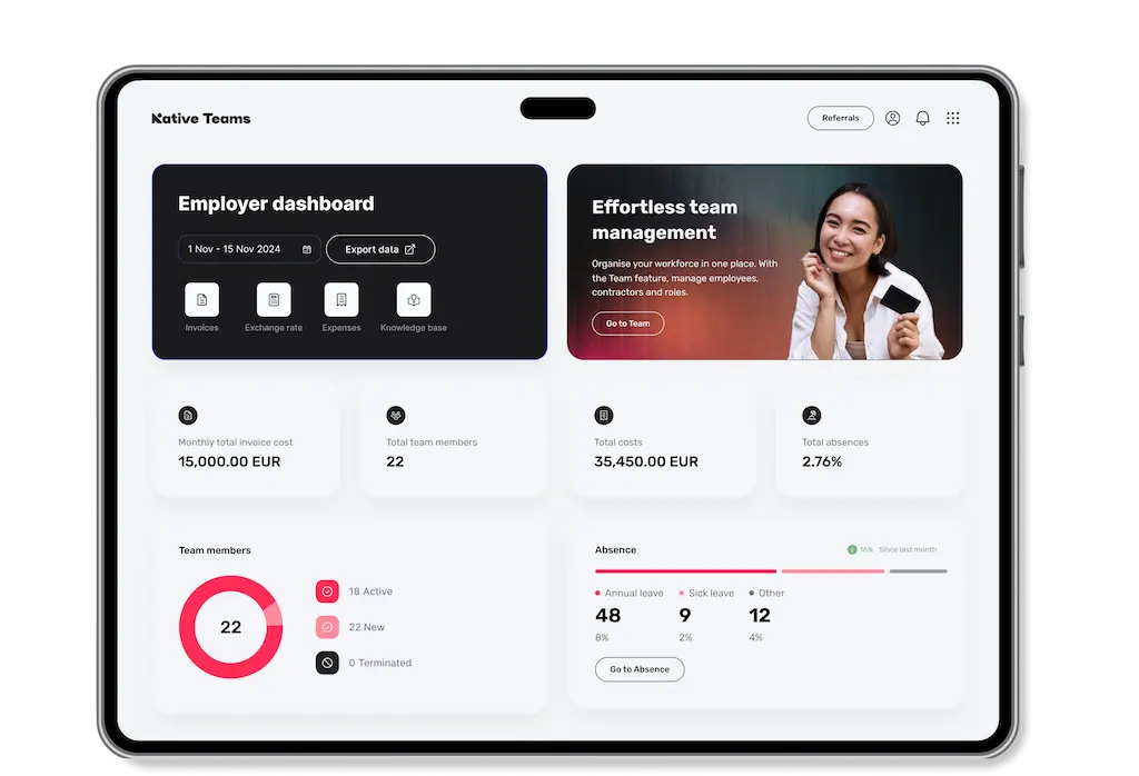 Captura de tela da plataforma ShiftNow — Recrutamento sob Demanda